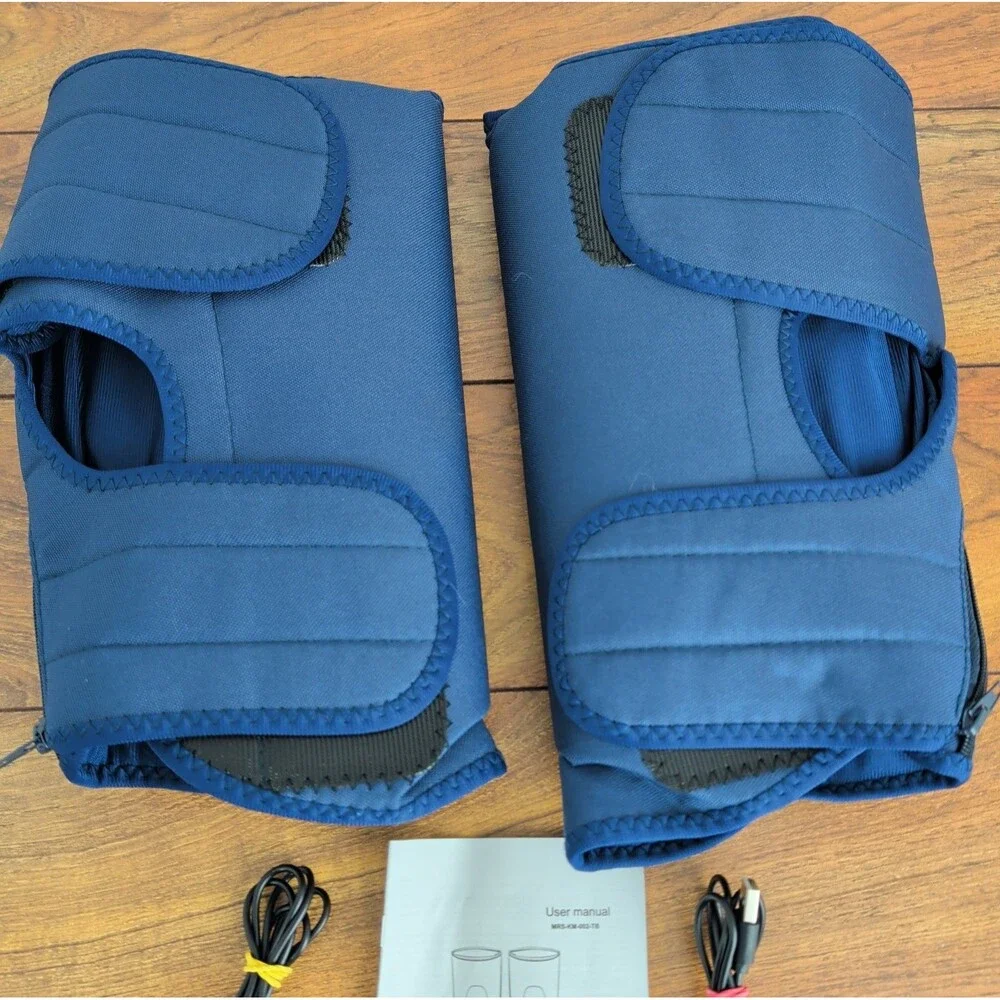 Left & Right Cordless Leg Calf Massager With Heat Circulation Massage Wireless - Picture 7 of 13